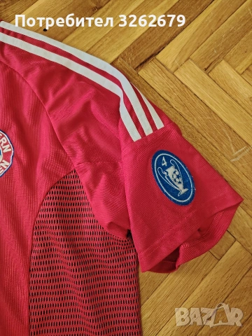 Adidas Bayern Munich 2002 оригинална ретро тениска размер xl, снимка 7 - Тениски - 55086411