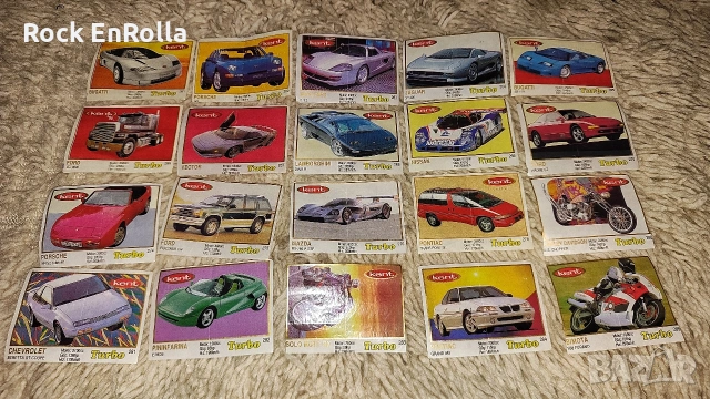 TURBO картинки, непълни серии ! , снимка 2 - Колекции - 53931079