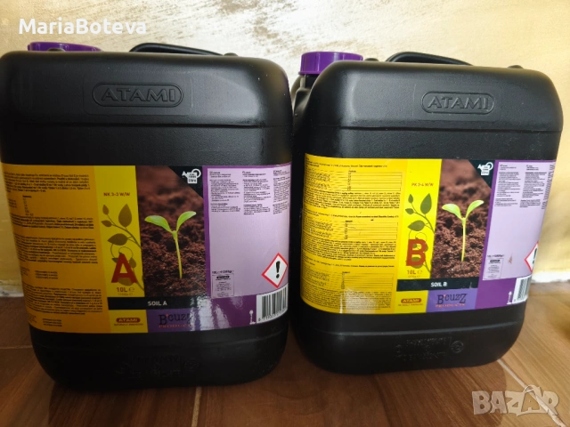 Atami soil A+B 10L, фертилайзер за растеж