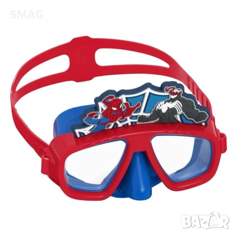 Детска маска за гмуркане червено-синя Spiderman 3+ години – Be_1235812