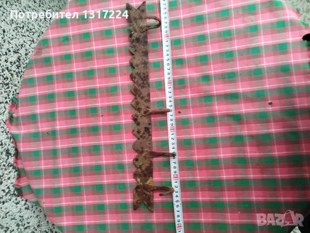 Стара кована закачалка 3, снимка 3 - Други ценни предмети - 54657196