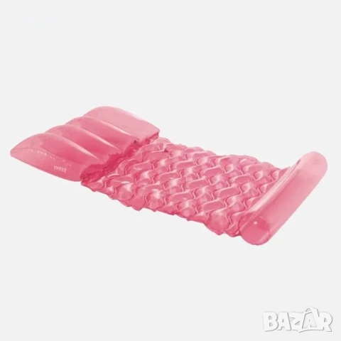 Надуваем плажен дюшек с възглавница 173x89см PVC_1260894, снимка 5 - Басейни и аксесоари - 54443865