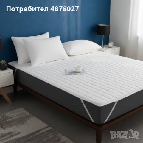 Водоустойчив протектор за матрак — 100% защита, памук, снимка 6 - Протектори за матраци - 55532345