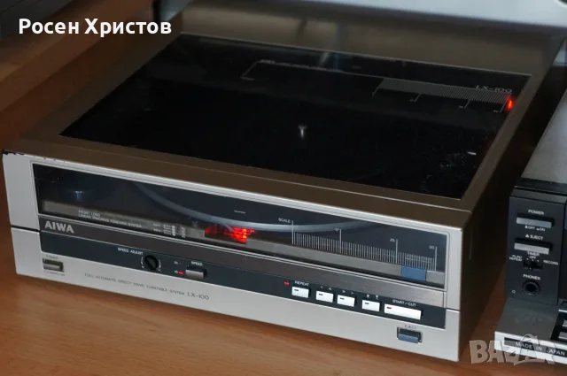 Тангенциален грамофон AIWA LX-100, снимка 16 - Грамофони - 55696203