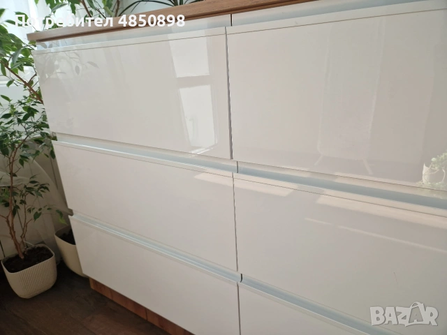 Комод - шест чекмеджета; механизми за плавно затваряне; д130/ш45/в85, снимка 7 - Скринове - 55071380