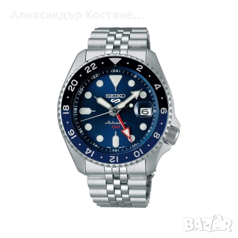 Нов часовник Seiko 5 Sport GMT Automatic SSK003K1 - гаранция
