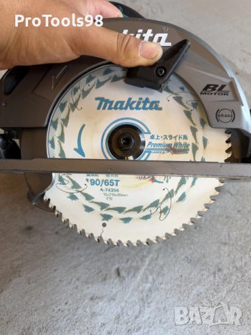Makita HS004G 40v ръчен циркуляр, снимка 7 - Триони и циркуляри - 55361147