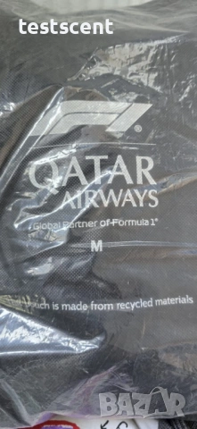 Комплект пижама Qatar Airways Бизнес Класа Formula 1 Pyjamas унисекс размер L червено сиво 2026, снимка 3 - Други - 54828212