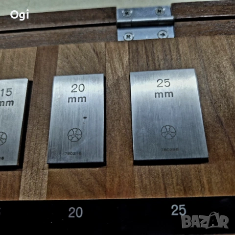 Плоскопаралелни краещни мерки еталони MITUTOYO , снимка 7 - Шублери - 54784379