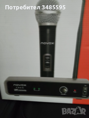 Безжичен вокален микрофон Novox FREE H1, снимка 3 - Микрофони - 52340384