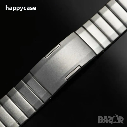 TITANIUM UNIVERSAL Титаниева верижка за Huawei Watch / Samsung / Garmin / Apple / Xiaomi / Amazfit, снимка 4 - Каишки за часовници - 54486962