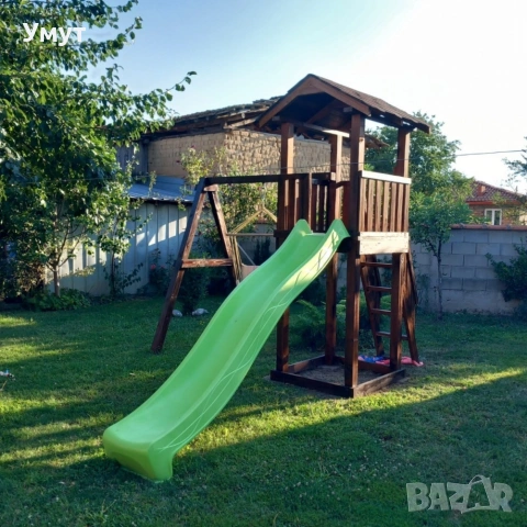 Детска къщичка с пързалка и място за люлка , снимка 8 - Други - 55141128