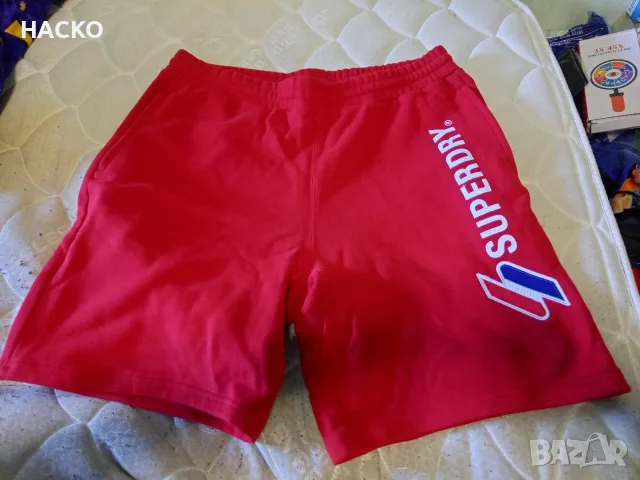 Ватирани Къси Панталони SUPERDRY Размер L Внос от Англия