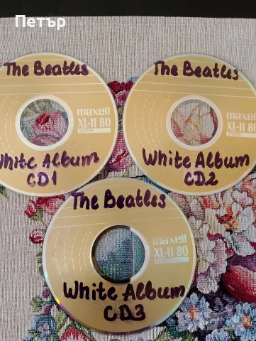 Продавам CD The Beatles-White Album CD1, CD2 и CD3, снимка 2 - CD дискове - 55433456