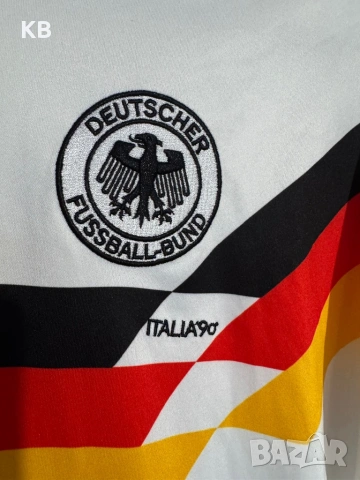 1990 WEST GERMANY 'ITALIA 90' ADIDAS ORIGINALS HOME SHIRT., снимка 2 - Тениски - 54880195