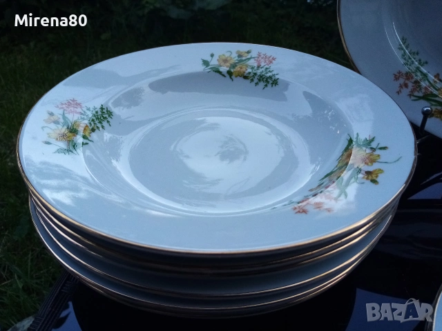 Български сервиз за хранене - 22 части !, снимка 6 - Сервизи - 54963199