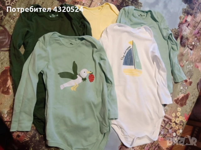 бебешки бодита размер 86/92 размер-5бр., снимка 2 - Бодита за бебе - 54647966