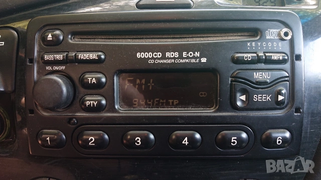 Работещо CD6000 c AUX за форд, ford. , снимка 4 - Аксесоари и консумативи - 54408070