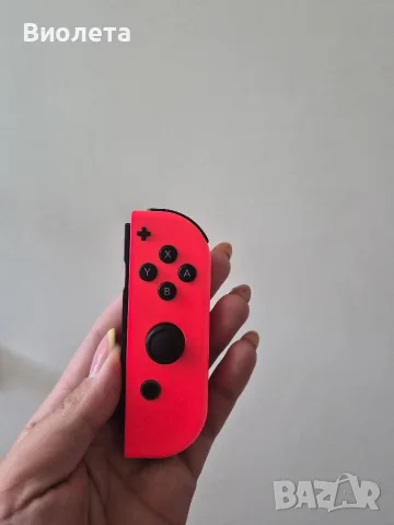 Нов Оригинален Десен Joy-Con (R) 3a Nintendo Switch Neon Red (Неоново червен), снимка 2 - Аксесоари - 55378434
