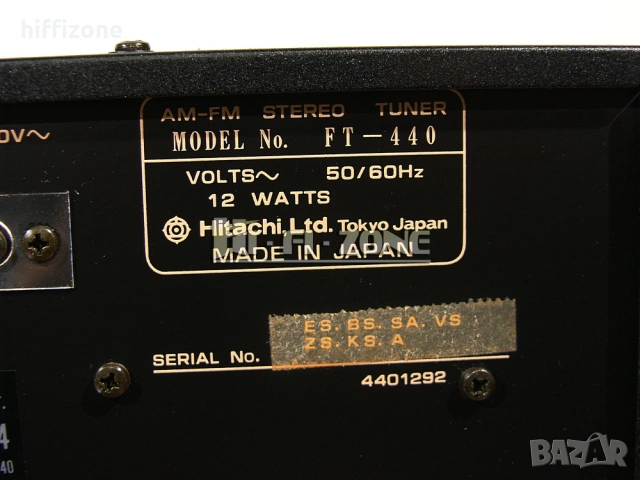 Тунер Hitachi ft-440, снимка 9 - Ресийвъри, усилватели, смесителни пултове - 54942177