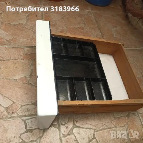каса сейф. дървено чекмедже с кутия за монети , снимка 15 - Антикварни и старинни предмети - 55361768