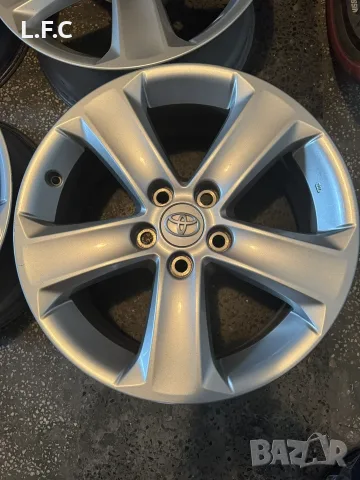 Оригинални алуминиеви джанти 17" TOYOTA 5х114.3, 7J, ET39, снимка 6 - Гуми и джанти - 55478841