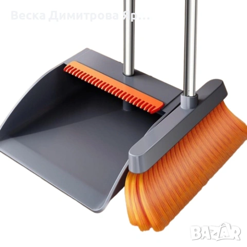 Комплект висококачествена метла с лопата, снимка 8 - Мопове, кофи, четки и метли - 54077764