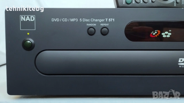 ⭐⭐⭐ NAD T 571 ⭐⭐⭐ 5 - дисков DVD/CD/MP3 плеър с дистанционно, снимка 2 - Други - 54681503