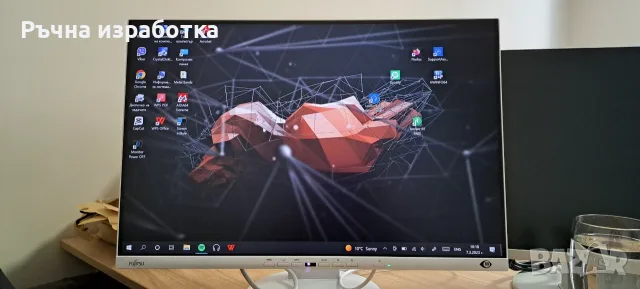 НОВО монитор fujitsu P2410 WE 24.1" IPS 16:10 audio usb type c VESA, снимка 14 - Работни компютри - 55501289