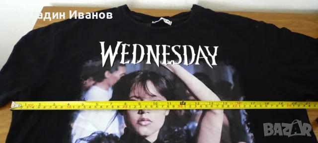Wednesday дамска тениска М, снимка 6 - Тениски - 55337658