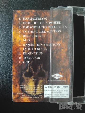 Apocalyptica ‎– Inquisition Symphony  - оригинална аудио касета, снимка 2 - Аудио касети - 54566364