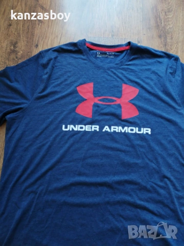 Under Armour - страхотна мъжка тениска КАТО НОВА XL, снимка 3 - Тениски - 54692786