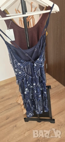 Дамска рокля с камъни и пайети, снимка 2 - Рокли - 54203491