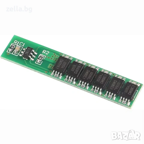 Комплект от 6 броя BMS модул 1S 18650 3.7V 10A с пълна защита за Li-ion и LiPo батерии 10453, снимка 6 - Друга електроника - 54703337
