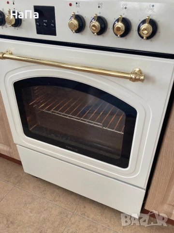 Готварска печка (ток) Finlux FLCR 600MD RETRO , Керамични , Шампанско