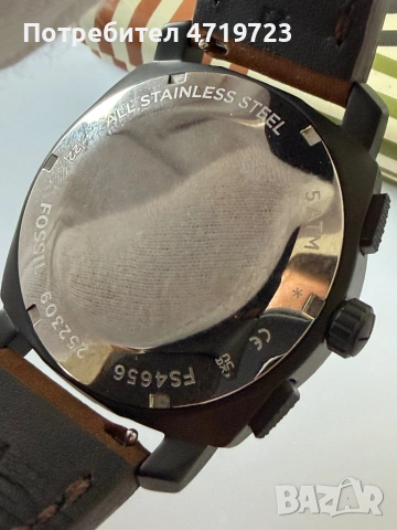 Чисто нов Fossil Chronograph FS4656, снимка 4 - Мъжки - 53967539