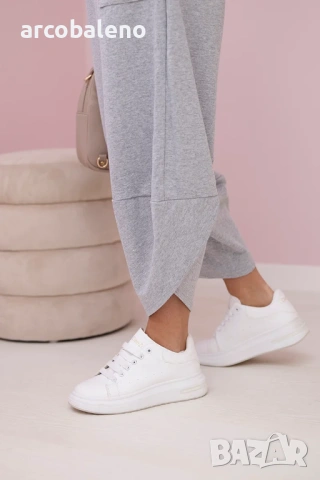 Дамски комплект от две части памучен суичър + панталон, 13цвята , снимка 5 - Комплекти - 46860176