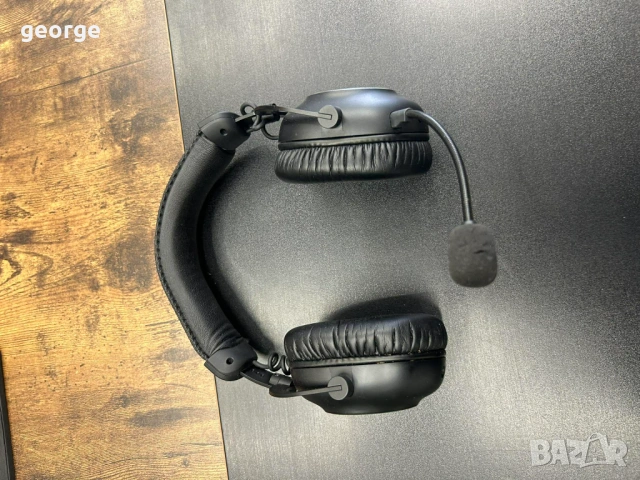 Слушалки Gaming Безжични Logitech G PRO X, Surround 7.1, 2.4GHz LightSpeed, Функция BLUE VO!CE, Чере, снимка 4 - Bluetooth слушалки - 54726898