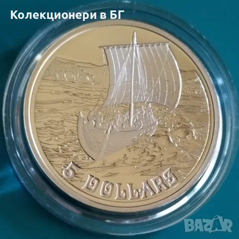 5  ДОЛАРА 1999 ГОДИНА ❗️PROOF❗КАНАДА, снимка 3 - Нумизматика и бонистика - 55435375