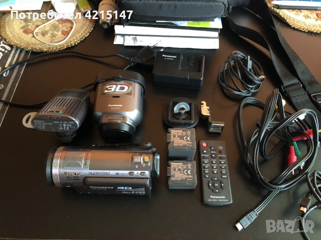 Panasonic HDC-SDT750 Full HD 3MOS SD XC Camcorder 14.2 MP 3D capable,Touch Screen,VW-CLT1 3D Convers, снимка 3 - Камери - 54580945