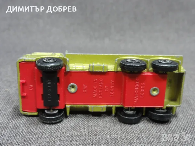 СТАРА РЕТРО МЕТАЛНА КОЛИЧКА КАМИОН DAF GIRDER TRUCK MATCHBOX ENGLAND, снимка 6 - Колекции - 55644754