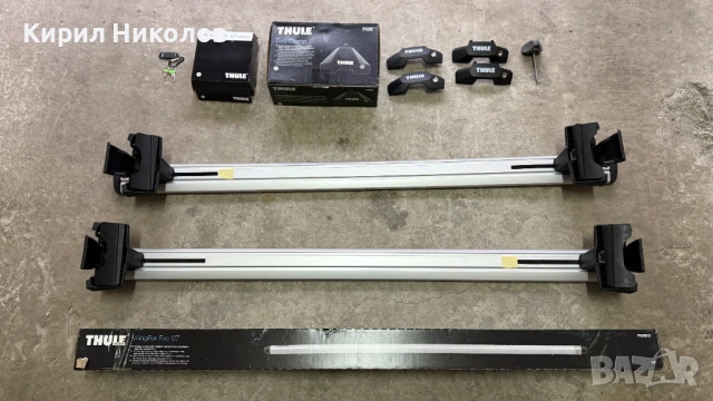 Комплект напречни греди Thule WingBar Evo Clamp 127 cm за KIA Rio, 5 врати, Hatchback 17 - без фабри, снимка 2 - Аксесоари и консумативи - 54610487
