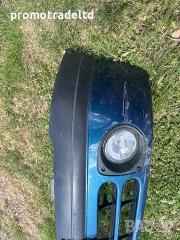 Предна броня синя Рено Клио 2 халоген Renault Clio ll , снимка 3 - Части - 55161311