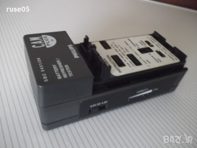 Тестер за батерии "PHILIPS - SBC 5431/20" работещ, снимка 15 - Батерии, зарядни - 54489525