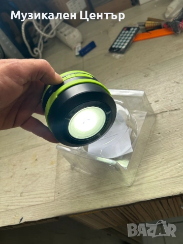 Portable LED Camping light Bluetooth Speaker GoldHorse НОВО, снимка 4 - Тонколони - 54643549