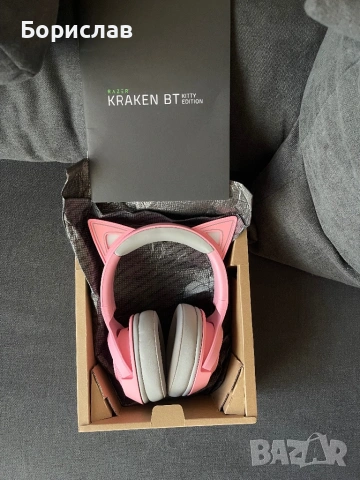 Razer Kraken Kitty BT Quartz Edition, снимка 2 - Bluetooth слушалки - 54455183