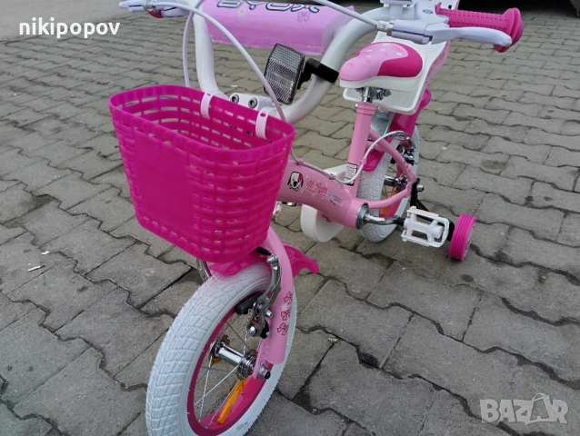 X Детски велосипед 12" PUPPY розов, снимка 10 - Велосипеди - 54394973