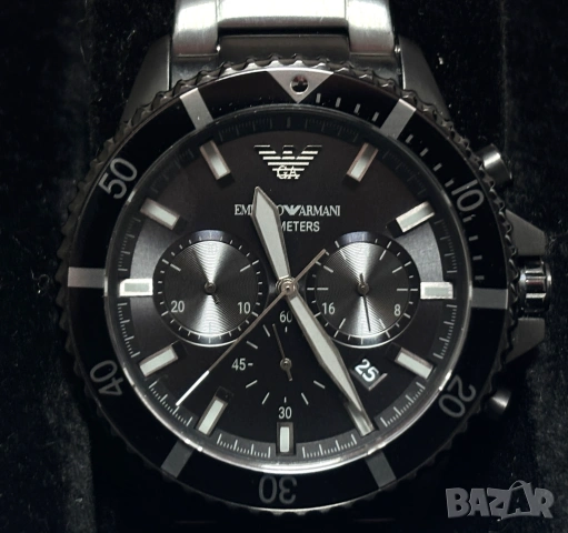 НОВ! Мъжки часовник Emporio Armani AR11363 Diver Chronograph, снимка 3 - Мъжки - 54631646