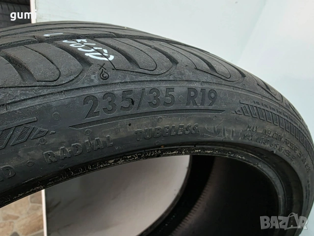 4бр летни гуми 235/35/19 BARUM L05650 , снимка 6 - Гуми и джанти - 54537459