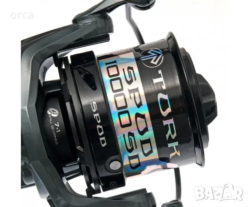 Шаранска спод макара Carp Pro Tork Spod 10000 SD с 7+1 лагера 15 кг, снимка 7 - Макари - 55310072